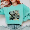 Gen X Lots Of Memories No Evidence Nostalgia Throwback Quote Premium Tri-Blend Comfort Colors Sweatshirt Butter