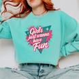 Girls Just Wanna Have Fun Retro 80s Nostalgia Night Out Comfort Colors Sweatshirt Butter Girls Just Wanna Have Fun Retro 80s Nostalgia Night Out Comfort Colors Sweatshirt Butter