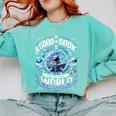 A Good Book Is Out Of This World Shirt Astronaut Reading Comfort Colors Sweatshirt Butter