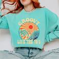 Groovy Like The 70s Aesthetic Nostalgia 1970's Retro Comfort Colors Sweatshirt Butter