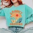 Groovy Brother 70s Aesthetic Nostalgia 1970's Retro Brother Comfort Colors Sweatshirt Butter Groovy Brother 70s Aesthetic Nostalgia 1970's Retro Brother Comfort Colors Sweatshirt Butter