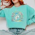 Hedgehog Reading Book Lake Scenery Reading Comfort Colors Sweatshirt Butter