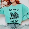 Horse Please Be Patient With Me I'm From The 1900s Premium Comfort Colors Sweatshirt Butter