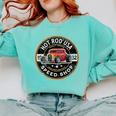 Hotrod Custom Car Automotive Nostalgia Distressed Premium Tri-Blend Comfort Colors Sweatshirt Butter