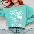 Humorous Wagon Plea Please Be Patient I'm From The 1900s Premium Comfort Colors Sweatshirt Butter
