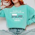 I'm From The 1900s Please Patient History Comfort Colors Sweatshirt Butter