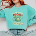 I'm From The 1900s This Is How We Texted Rotary Dial Phone Comfort Colors Sweatshirt Butter