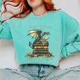 I'm Not A Bookworm I'm A Book Dragon Comfort Colors Sweatshirt Butter