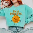 I’m a Pancake Meme For Nostalgia And Sci-Fi Fan Comfort Colors Sweatshirt Butter
