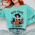 I'm Reading Halloween Witch Book Lover Comfort Colors Sweatshirt Butter I'm Reading Halloween Witch Book Lover Comfort Colors Sweatshirt Butter