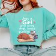Just a Girl Who Loves Dogs Books Coffee T-Shirt Comfort Colors Sweatshirt Butter Just a Girl Who Loves Dogs Books Coffee T-Shirt Comfort Colors Sweatshirt Butter