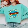 Kids Boys Benjamin Name Personalized Superhero Comic Book Comfort Colors Sweatshirt Butter Kids Boys Benjamin Name Personalized Superhero Comic Book Comfort Colors Sweatshirt Butter