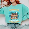 Librarian Book Lover Library Librarian Comfort Colors Sweatshirt Butter