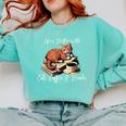 Life Is Better With Cats Coffee And Books Comfort Colors Sweatshirt Butter