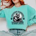 Literary Lover Reading Raccoon Books Premium Comfort Colors Sweatshirt Butter Literary Lover Reading Raccoon Books Premium Comfort Colors Sweatshirt Butter