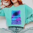 Lofi Reverie Analog Dreams Pixel 90s Desktop VHS Nostalgia Comfort Colors Sweatshirt Butter