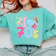 I Love 70's Retro Style Nostalgia Vibe 1970's Party Premium Tri-Blend Comfort Colors Sweatshirt Butter I Love 70's Retro Style Nostalgia Vibe 1970's Party Premium Tri-Blend Comfort Colors Sweatshirt Butter