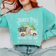 North Pole Tree Farm Merry Christmas Holiday Scene Nostalgia Comfort Colors Sweatshirt Butter North Pole Tree Farm Merry Christmas Holiday Scene Nostalgia Comfort Colors Sweatshirt Butter