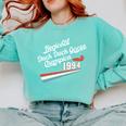 Nostalgia 90s Duck Goose Premium Tri-Blend Comfort Colors Sweatshirt Butter