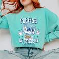 Please Be Patient With Me I'm From The 1900s Cassette Retro Comfort Colors Sweatshirt Butter