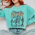 Please Be Patient I'm From The 1900s Cowboy Skeleton Comfort Colors Sweatshirt Butter Please Be Patient I'm From The 1900s Cowboy Skeleton Comfort Colors Sweatshirt Butter