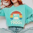 Please Be Patient With Me I'm From The 1900s Floppy Disk Premium Tri-Blend Comfort Colors Sweatshirt Butter