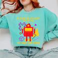 Please Be Patient With Me I'm From The 1900s Gen X Robot Comfort Colors Sweatshirt Butter