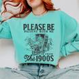 Please Be Patient I'm From The 1900s Horse Drawn Wagon Gifts Comfort Colors Sweatshirt Butter