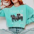 Please Be Patient With Me I'm From The 1900s Humorous Saying Premium Tri-Blend Comfort Colors Sweatshirt Butter