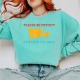 Please Be Patient I'm From The 1900s Millennial Humor Retro Comfort Colors Sweatshirt Butter