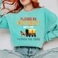 Please Be Patient With My I'm From The 1900s Old Retro Comfort Colors Sweatshirt Butter Please Be Patient With My I'm From The 1900s Old Retro Comfort Colors Sweatshirt Butter