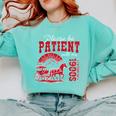 Please Be Patient I'm From The 1900s Retro Gen X Millenn Comfort Colors Sweatshirt Butter
