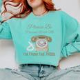 Please Be Patient With Me I'm From The 1900s Telephone Premium Comfort Colors Sweatshirt Butter