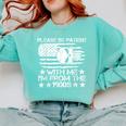 Please Be Patient With Me I'm From The 1900s USA Flag Skull Comfort Colors Sweatshirt Butter Please Be Patient With Me I'm From The 1900s USA Flag Skull Comfort Colors Sweatshirt Butter