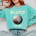 Pluto Never Forget 1930-2006 Planet Space Science Nostalgia Comfort Colors Sweatshirt Butter