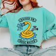 Raised On Hose Water Nostalgia Lovers Summer Vibes Comfort Colors Sweatshirt Butter