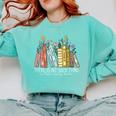 There Is No Such Thing As Too Many Books Lover Comfort Colors Sweatshirt Butter There Is No Such Thing As Too Many Books Lover Comfort Colors Sweatshirt Butter