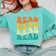 Read Read Read Read Book Lover Reading Bookworm Reader Comfort Colors Sweatshirt Butter Read Read Read Read Book Lover Reading Bookworm Reader Comfort Colors Sweatshirt Butter