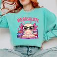 Readsolotl Pink Kawaii Axolotl Book Lover Reading Comfort Colors Sweatshirt Butter