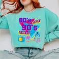 Retro 1980s 80's Baby 1990s 90's Made Me Nostalgia Birthday Comfort Colors Sweatshirt Butter