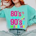 Retro 1980s 80's Baby 1990s 90's Made Me Nostalgia Vibes Comfort Colors Sweatshirt Butter