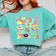 Retro 80s Nostalgia 1980s Throwback Party Costume Comfort Colors Sweatshirt Butter