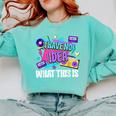Retro 80s Style 90s Pop Fashion Nostalgia Eighties Music Comfort Colors Sweatshirt Butter
