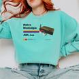 Retro Nostalgia 1980s Love Graphic Premium Tri-Blend Comfort Colors Sweatshirt Butter