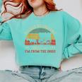 Retro Please Be Patient With Me I'm From The 1900s Comfort Colors Sweatshirt Butter