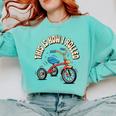 This How I Rolled Retro Tricycle 80s 90s Kid Nostalgia Premium Tri-Blend Comfort Colors Sweatshirt Butter This How I Rolled Retro Tricycle 80s 90s Kid Nostalgia Premium Tri-Blend Comfort Colors Sweatshirt Butter
