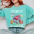 School Secretary Read Books And Know Things Flowers Flamingo Comfort Colors Sweatshirt Butter