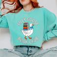 Silly Goose Book Club Reading Lover Comfort Colors Sweatshirt Butter