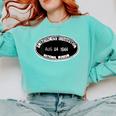 Smithsonian Institution Library 1944 Book Stamp Comfort Colors Sweatshirt Butter