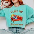 Smutty Book Lover I Like My Fictional Men Spicy Book Comfort Colors Sweatshirt Butter